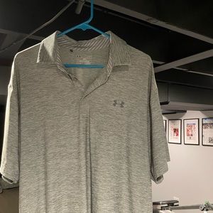 Under Armour - XL - Golf Polo - Gray